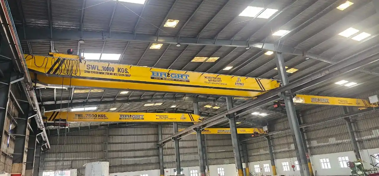 Double girder EOT crane Gujarat steel industry