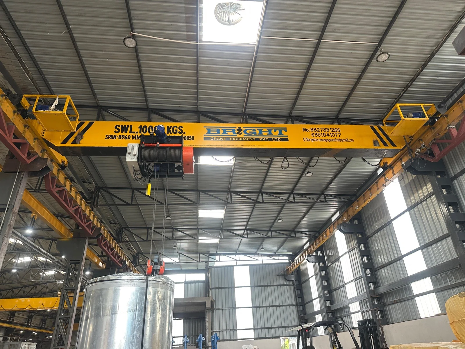 EOT Crane Manufacturer Single Girder EOT Crane