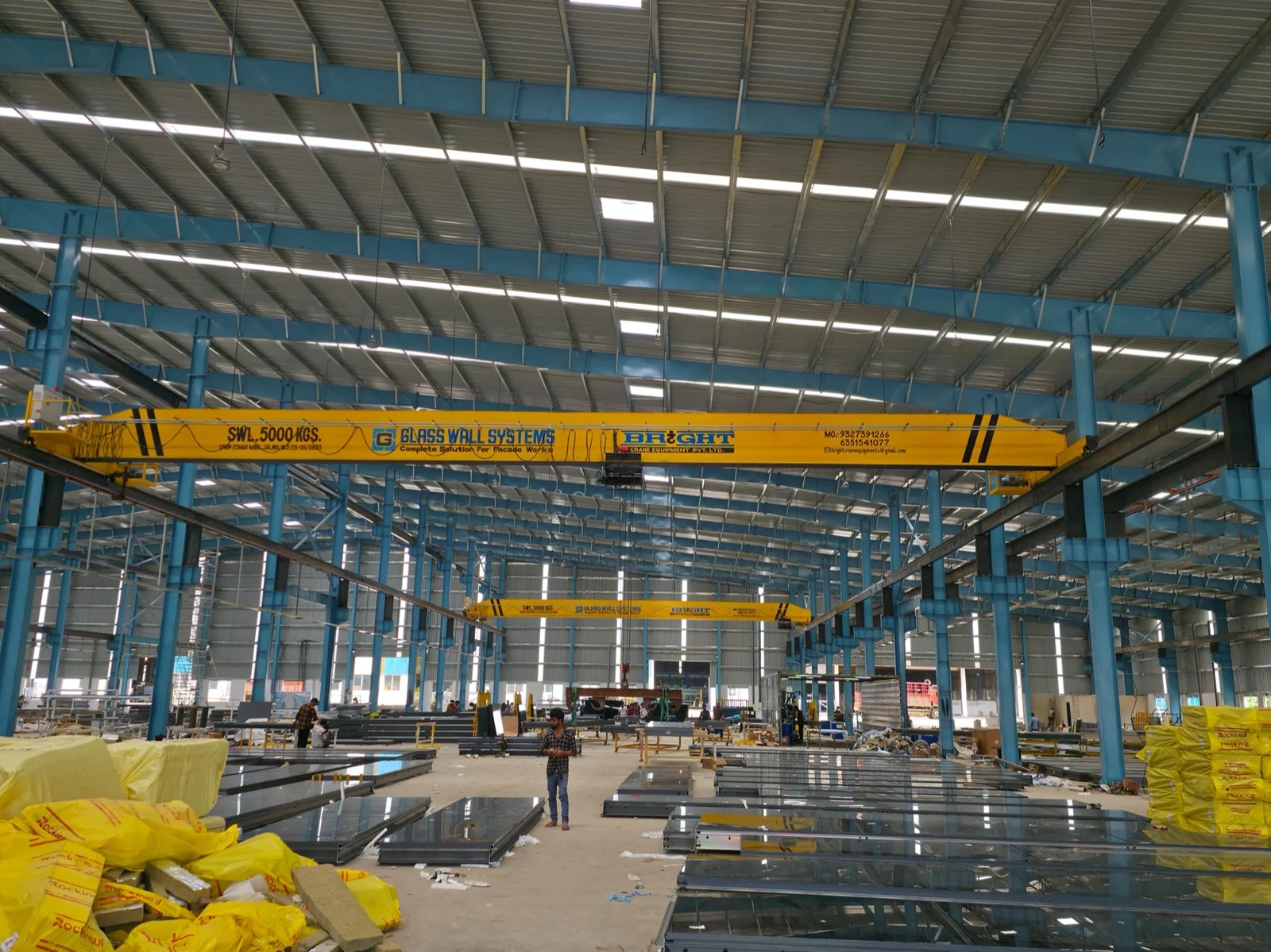 Single girder crane manufacturer and installation