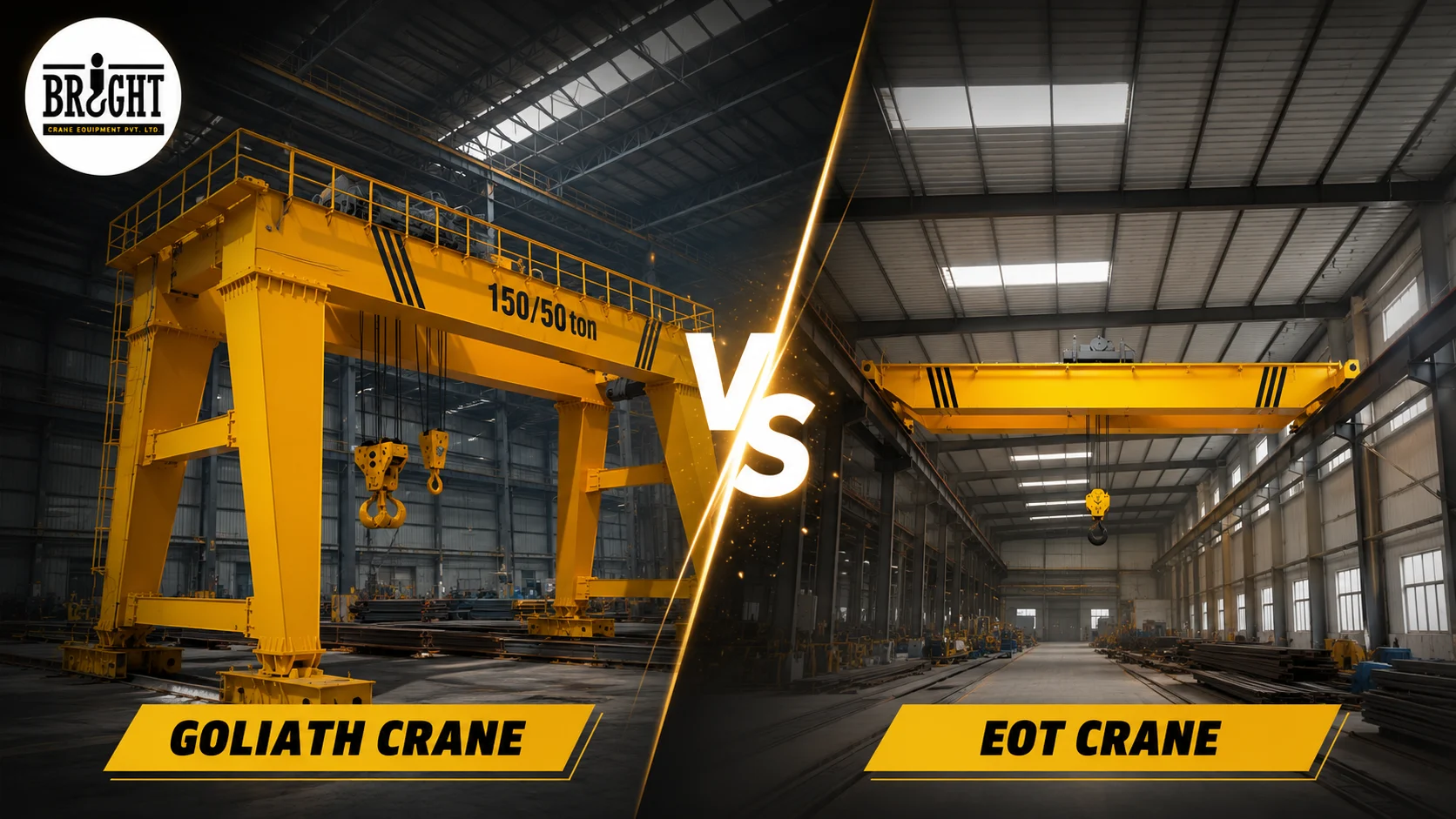 Goliath Crane vs EOT Crane: Key Differences Every Buyer Must Know