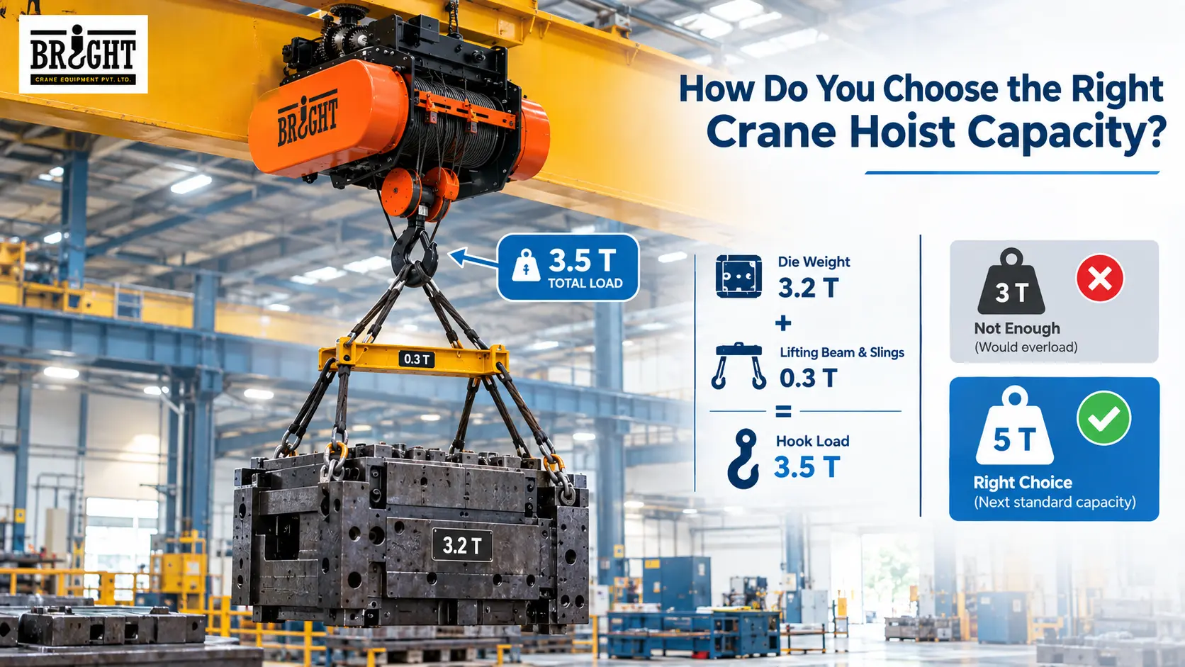 How do you choose the right crane hoist capacity