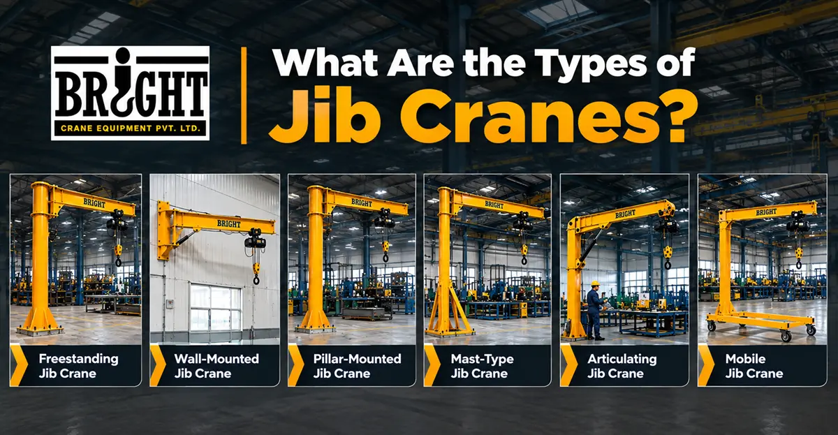 What are the types of jib cranes