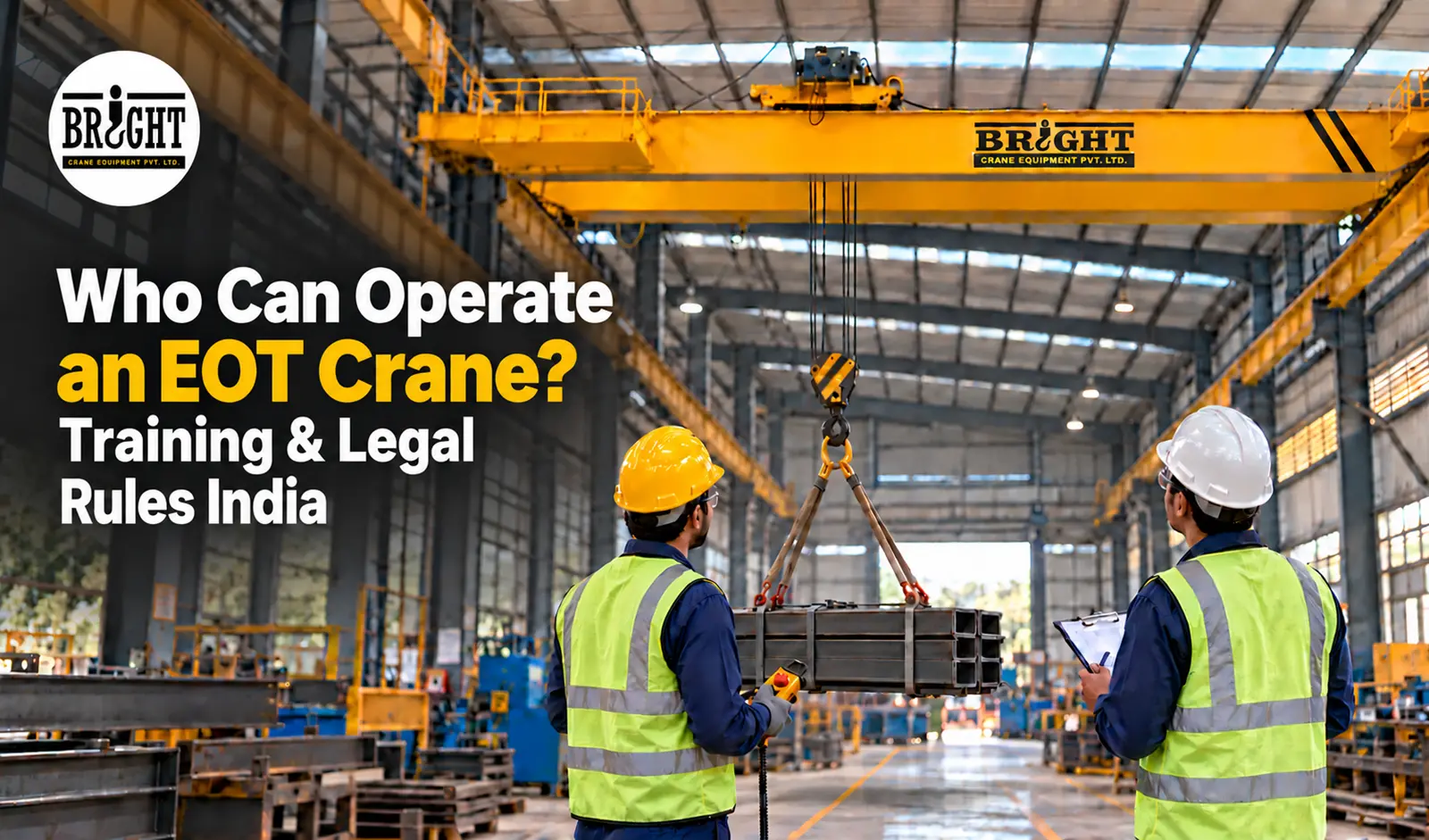 Who Can Operate an EOT Crane? Operator Training and Legal Requirements in India