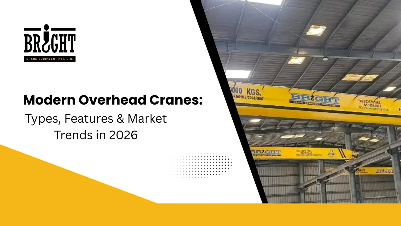 Modern Overhead Cranes Types, Features & Market Trends in 2026