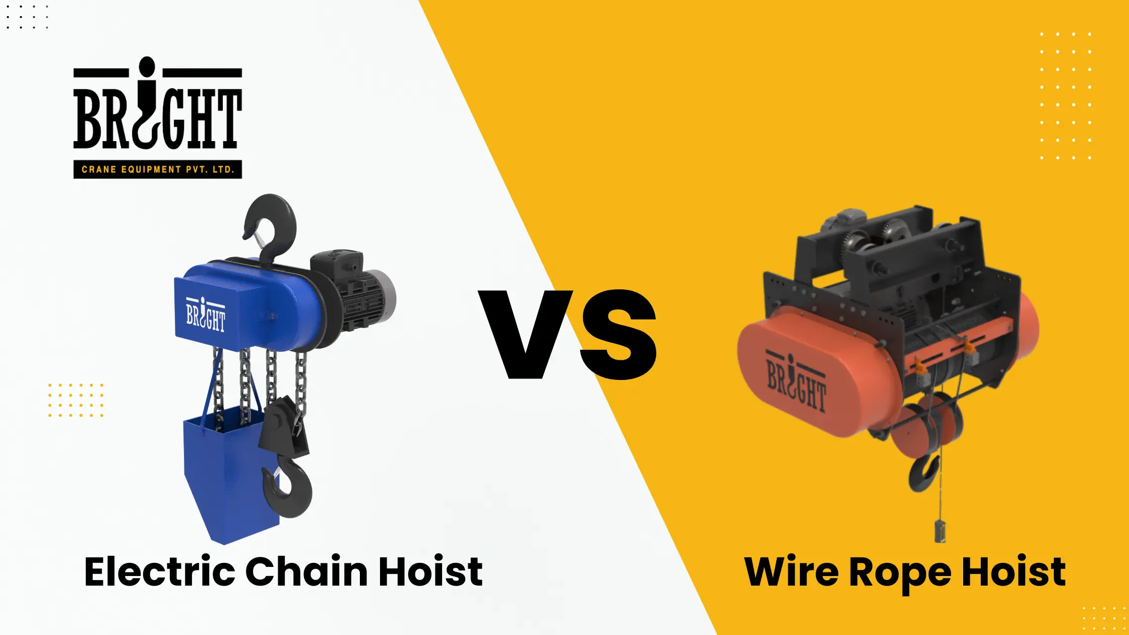 Electric Chain Hoist vs Wire Rope Hoist: Which Option Is Right for Your Business?