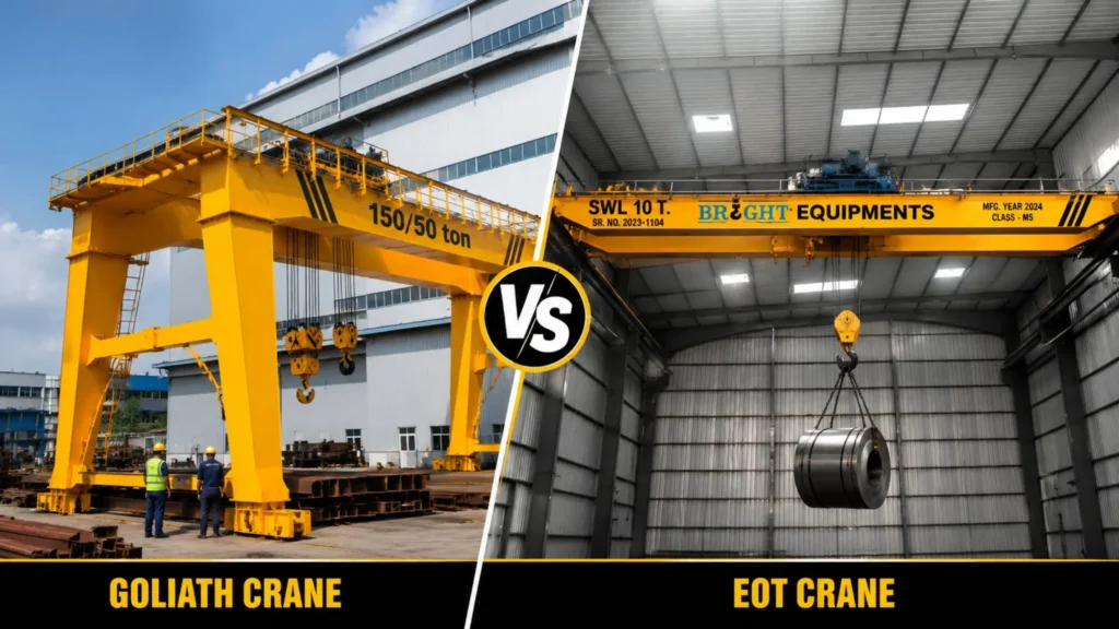 Goliath Crane vs EOT Crane: What Are the Key Differences?